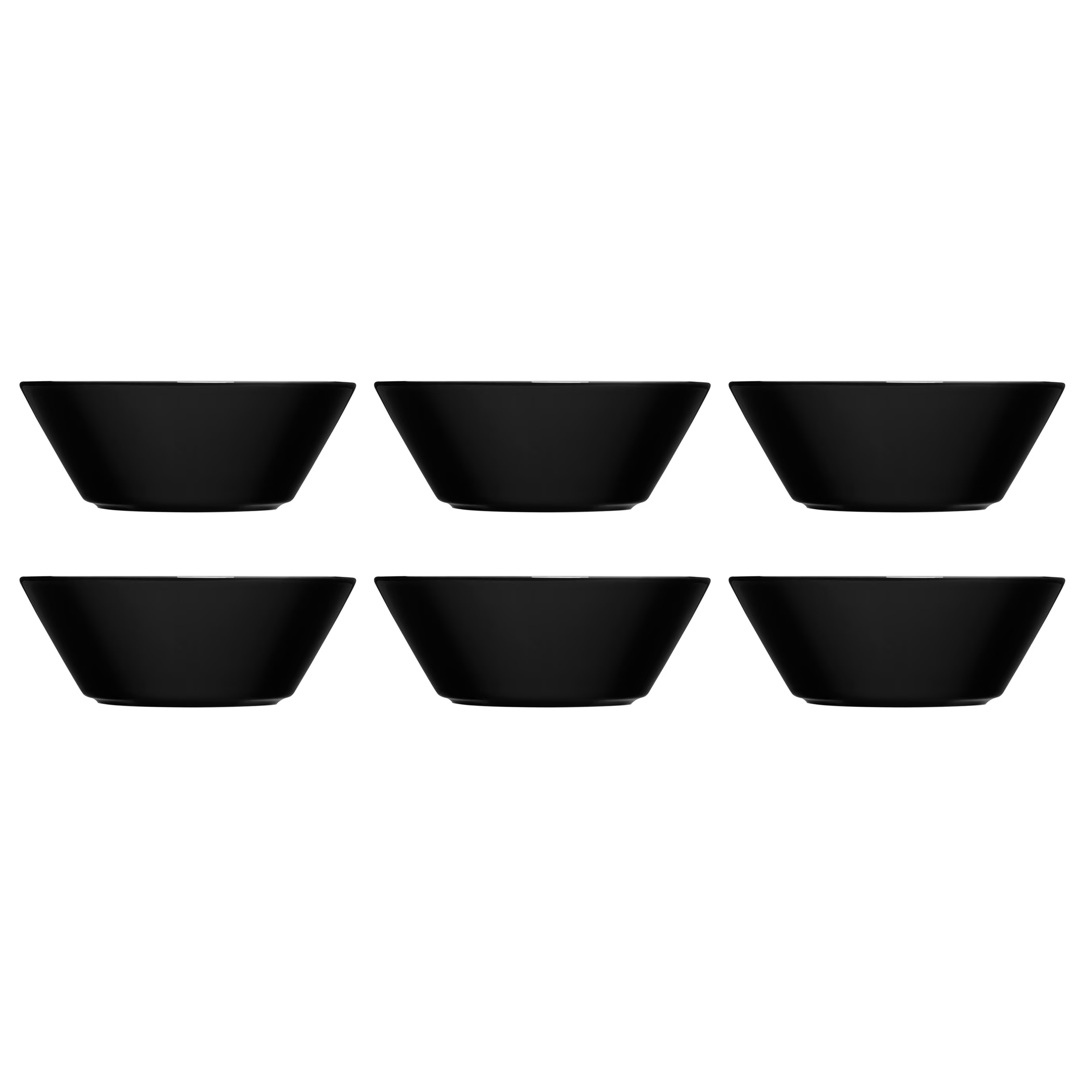 iittala teema kom 15cm zwart 6 stuks