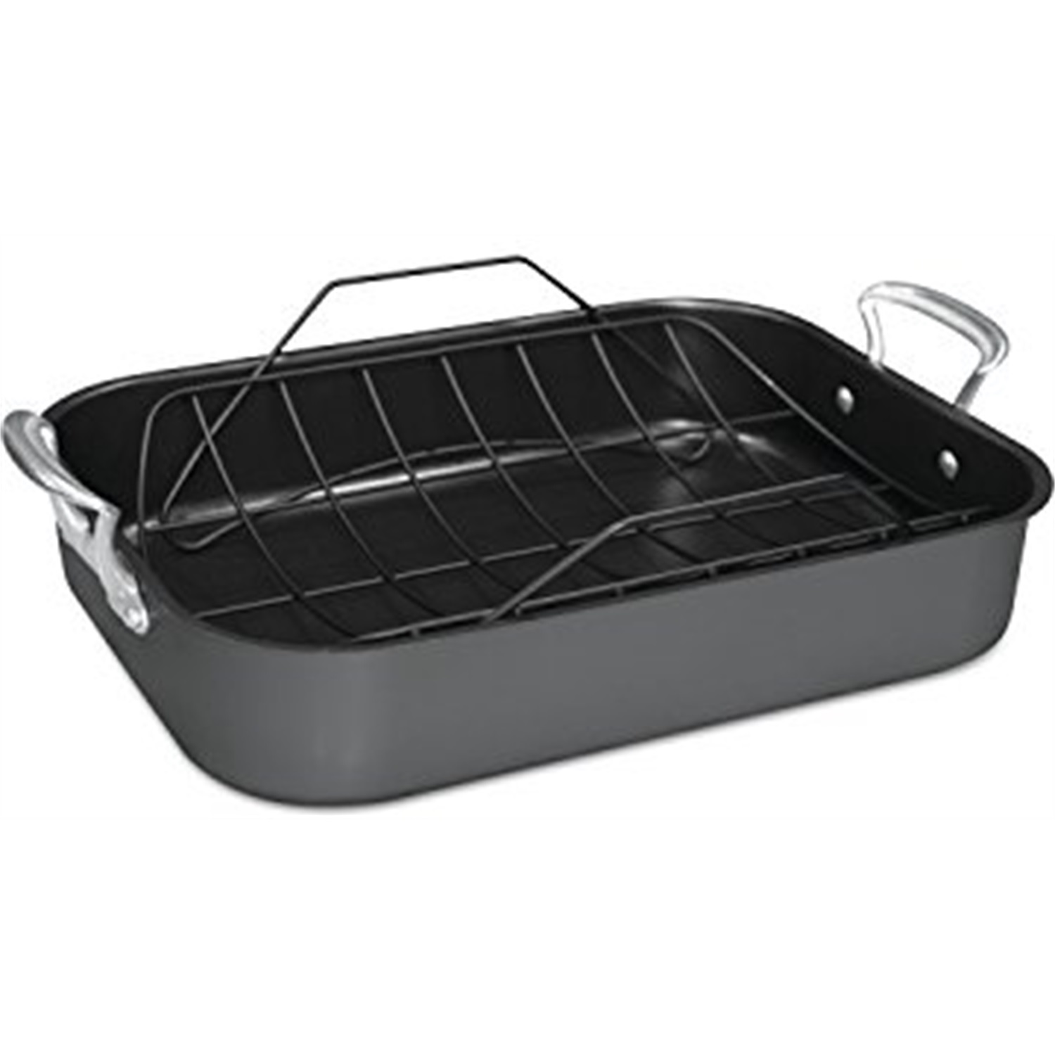 nordic ware braadslede met grillrooster 33x45cm grijs
