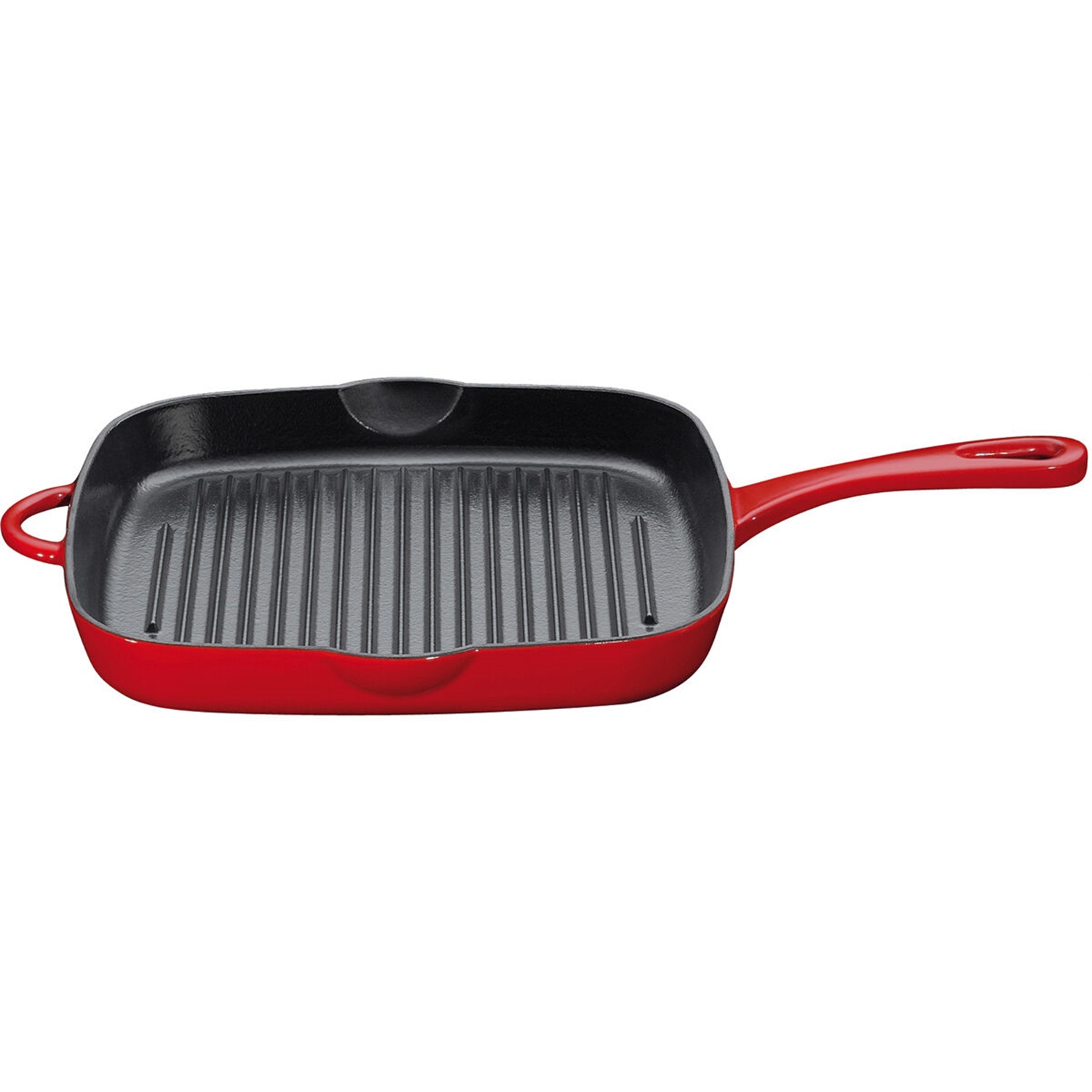 kuchenprofi grillpan 26x26cm rood