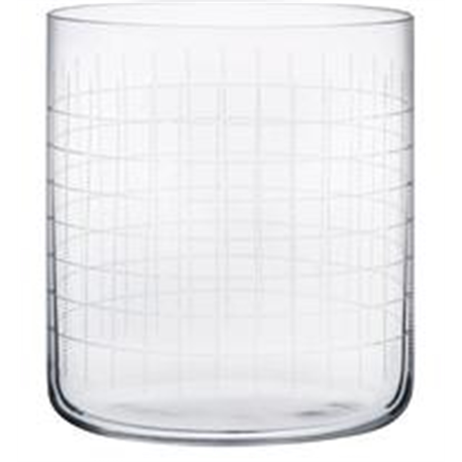 nude finesse grid lowball glazen 03l 4 stuks