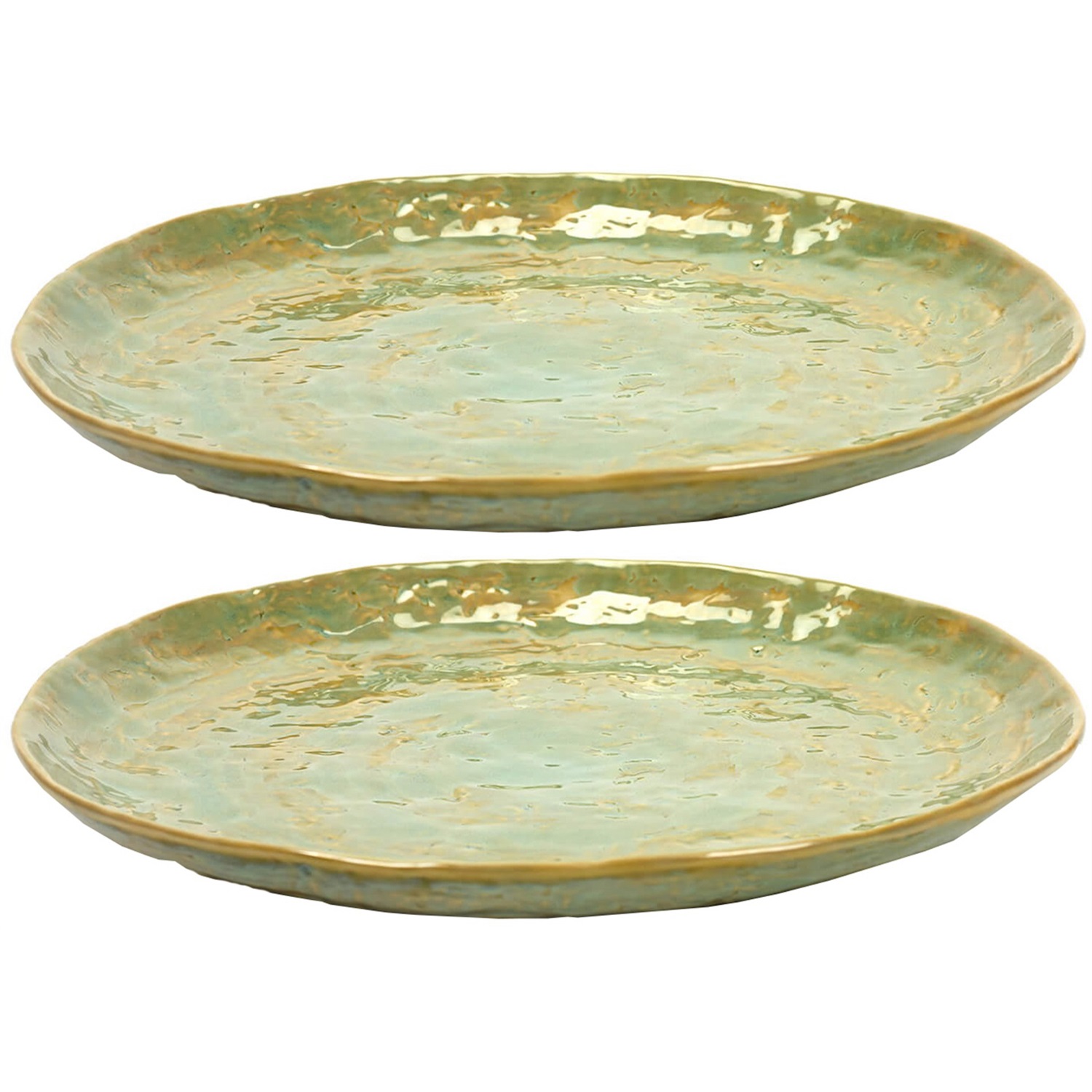 serax-pure-bord-b1015228-28cm-zeegroen-2-stuks