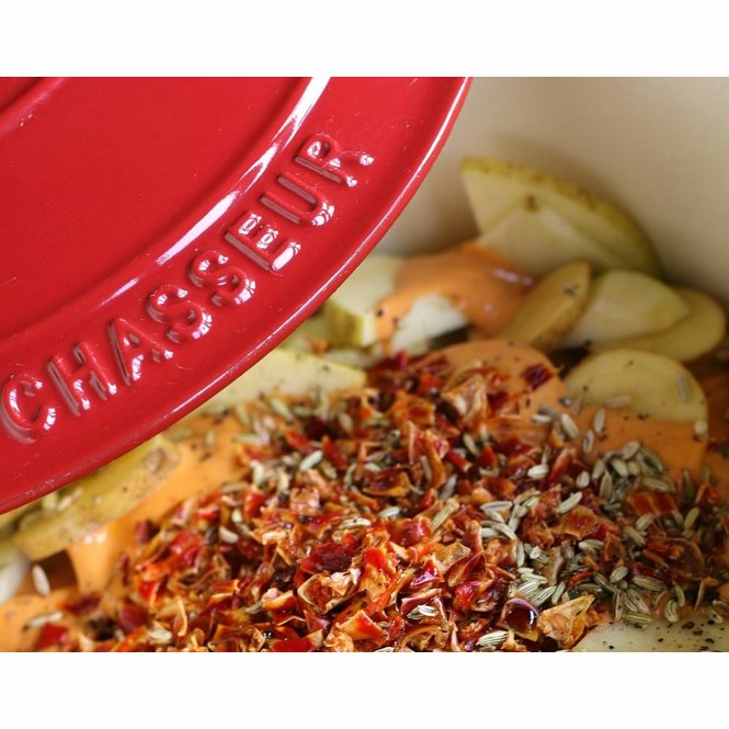 chasseur-braadpan-gietijzer-24cm-rood