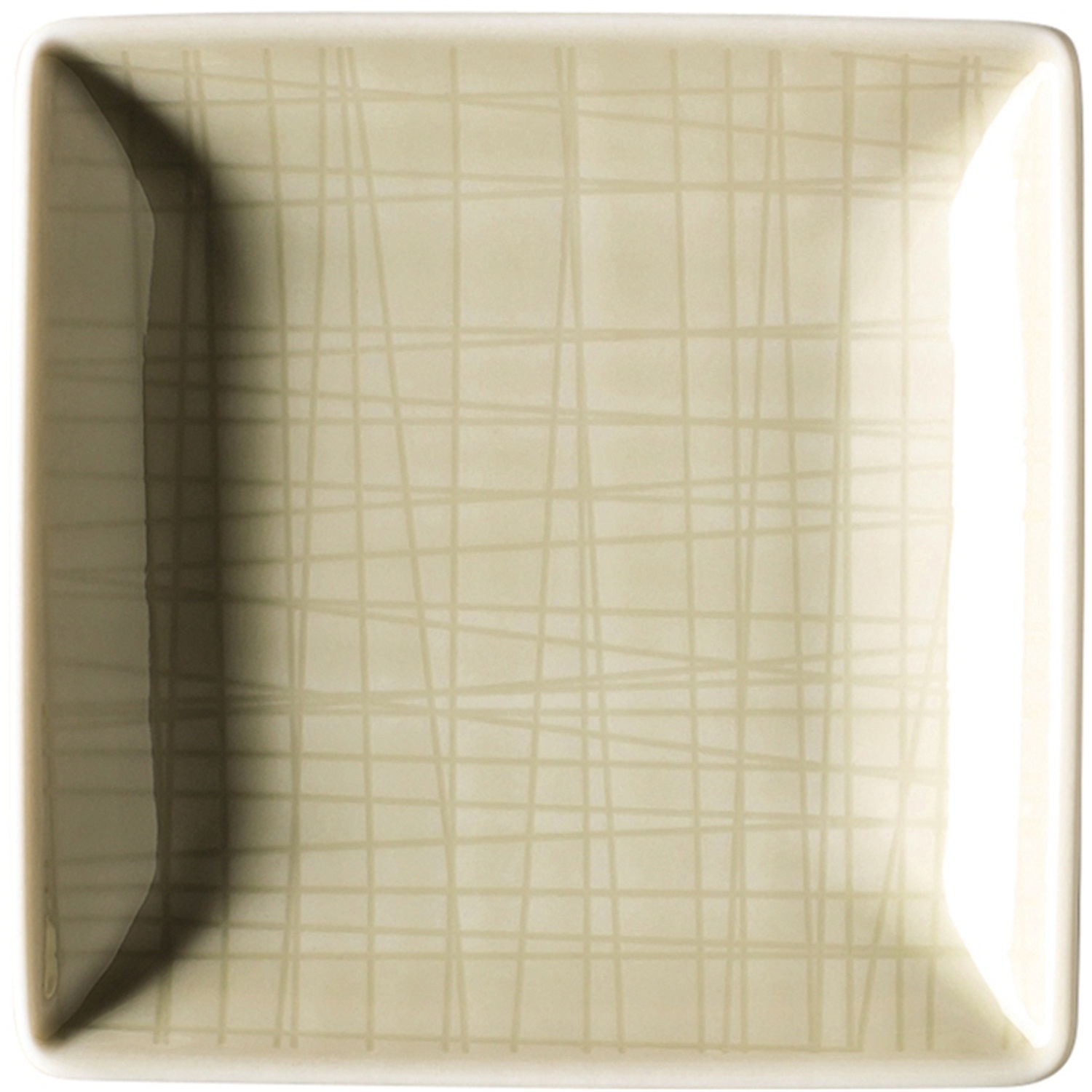 rosenthal mesh plat bord vierkant 10x10cm cream