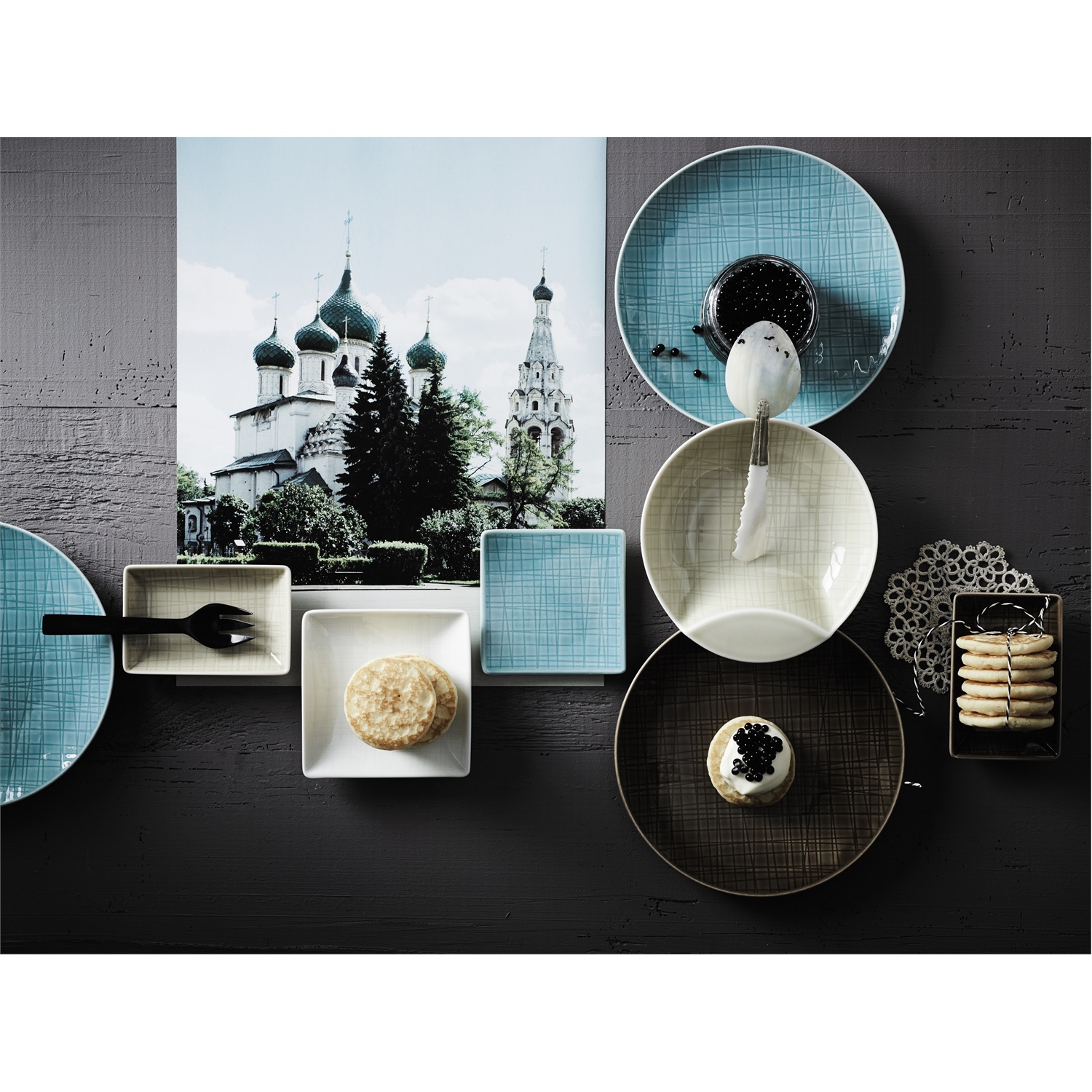 rosenthal-mesh-plat-bord-vierkant-17x17cm-aqua