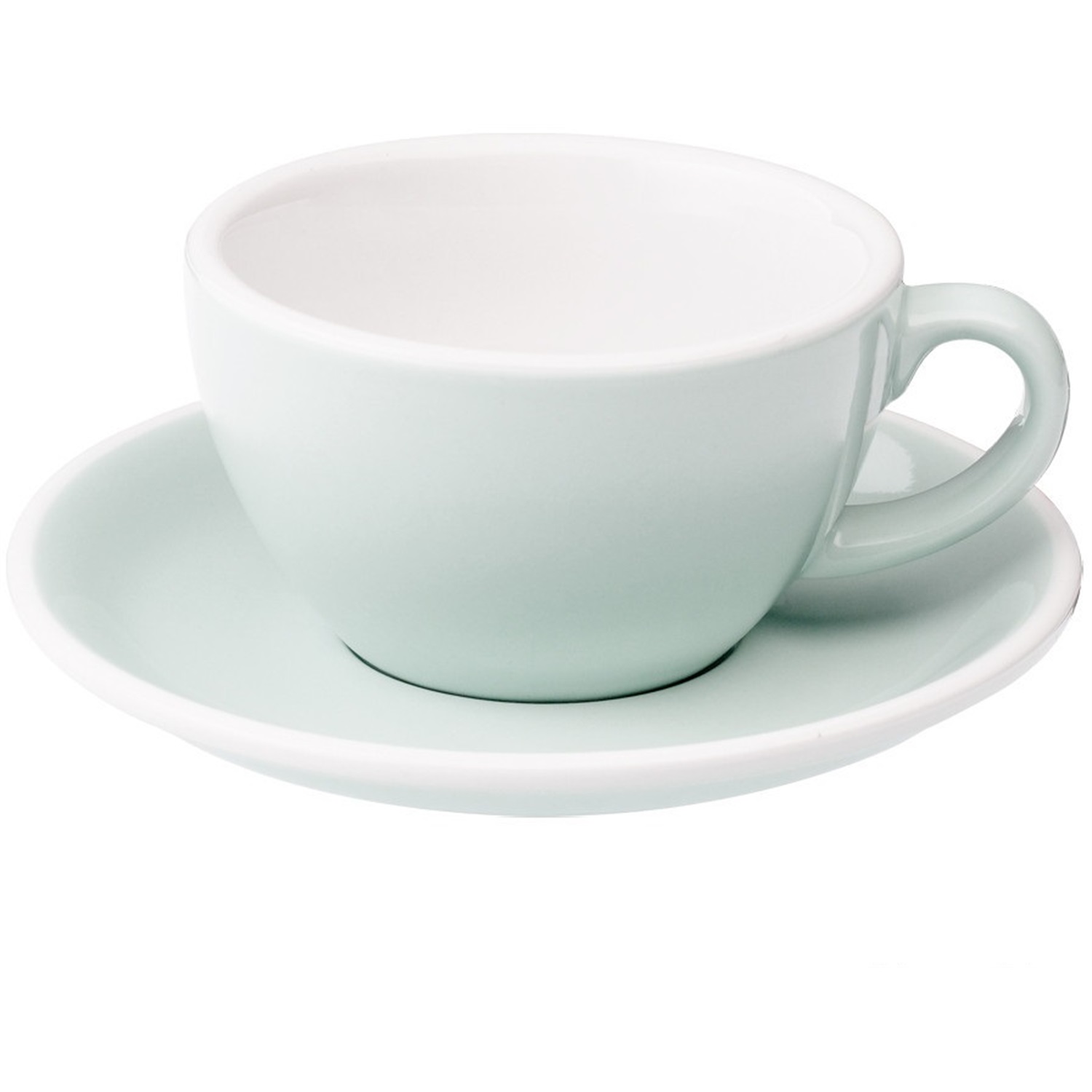 loveramics cappuccinokop met schotel 02l river blue