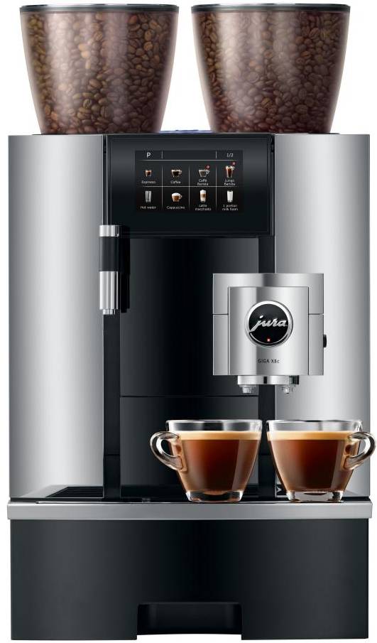 jura espressomachine professional giga x8c aluminium chroom