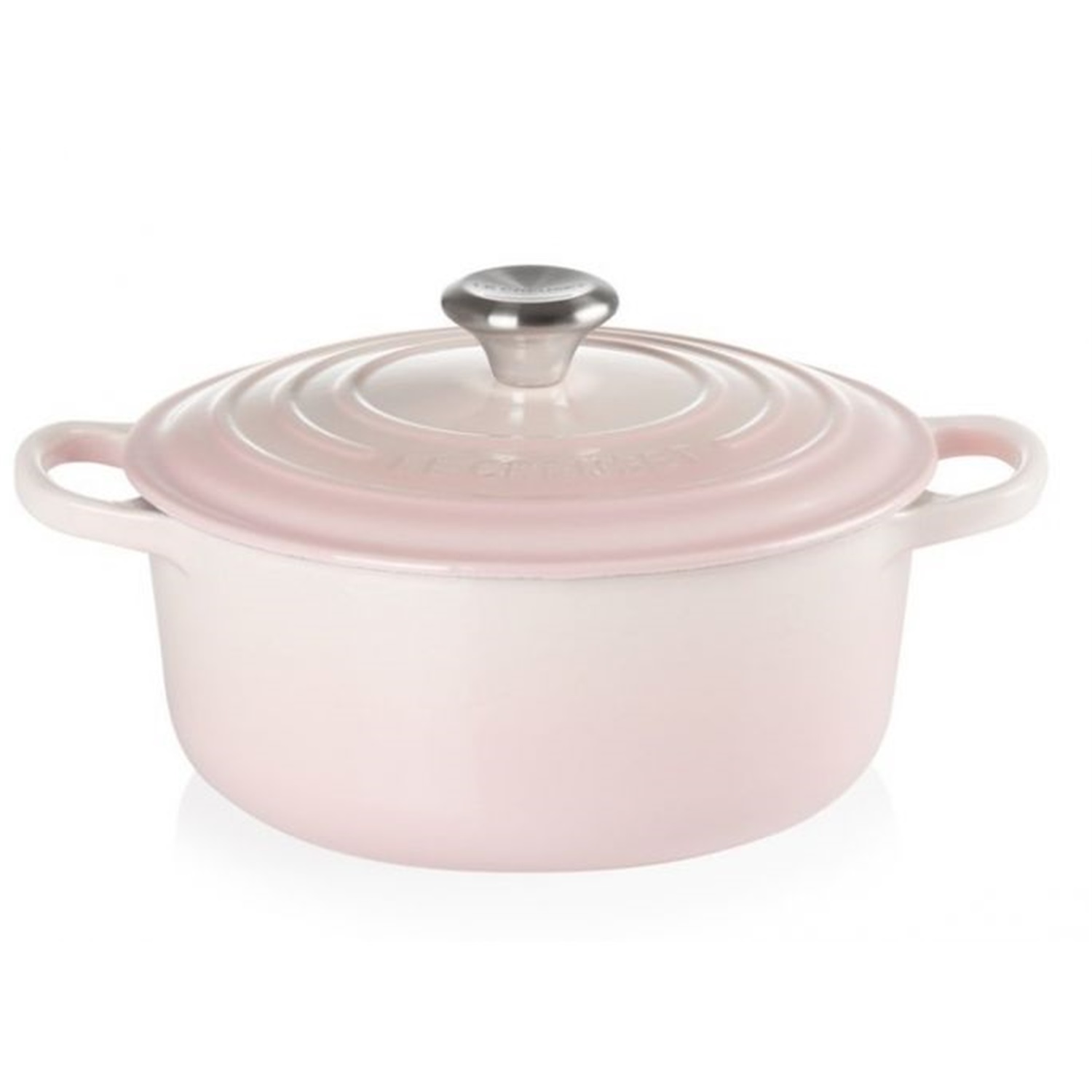 le creuset signature braadpan 24cm shell pink