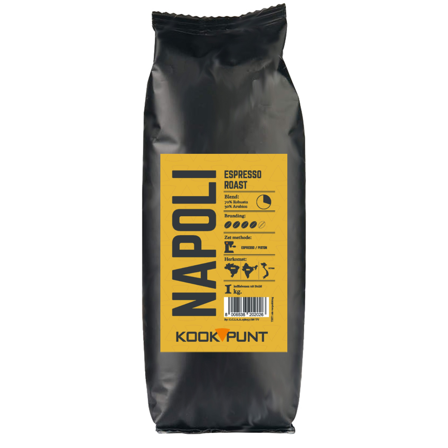 kookpunt-napoli-koffiebonen-12kg