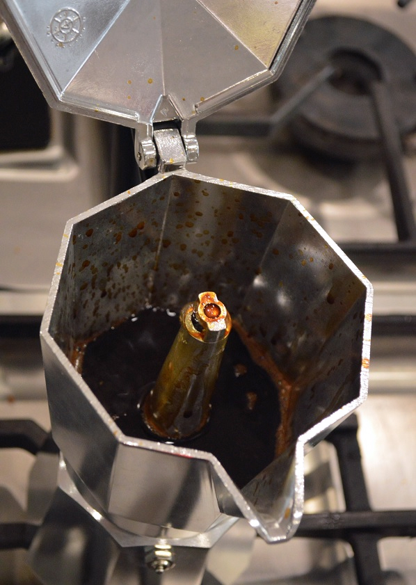 Koffiezetten met een percolator   Koffie doorloop