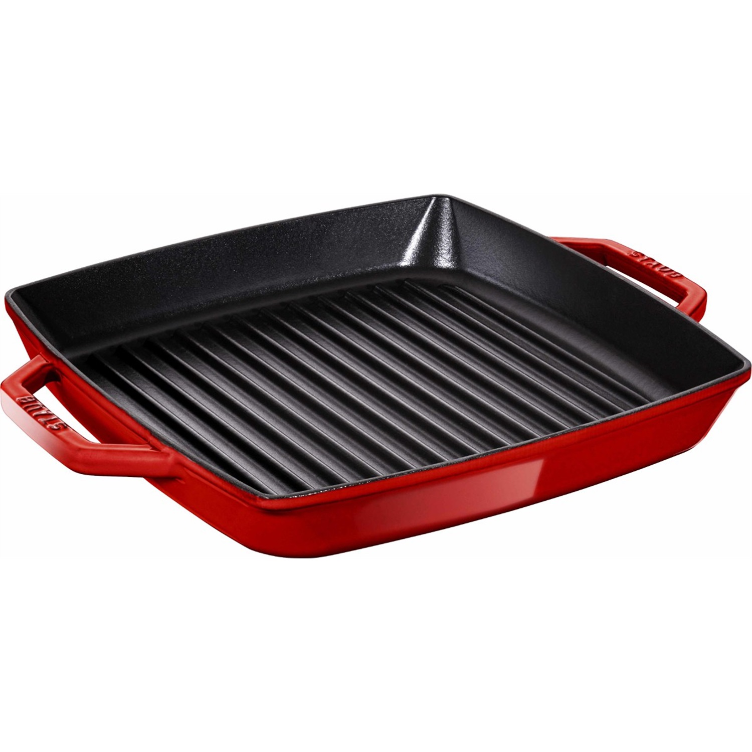 staub gietijzeren grillpan 33x33cm rood