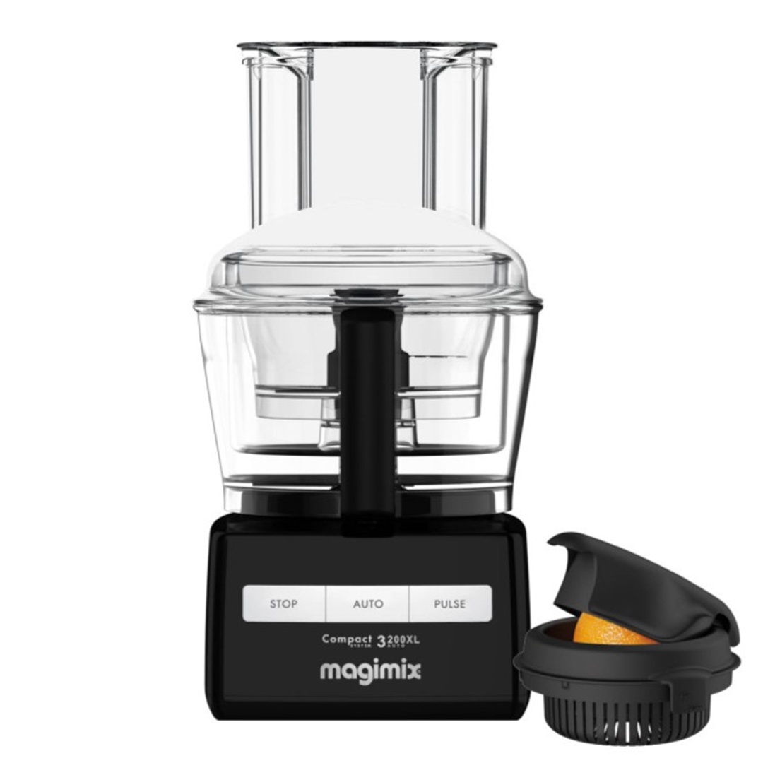 magimix cs 3200 xl foodprocessor met citruspers zwart