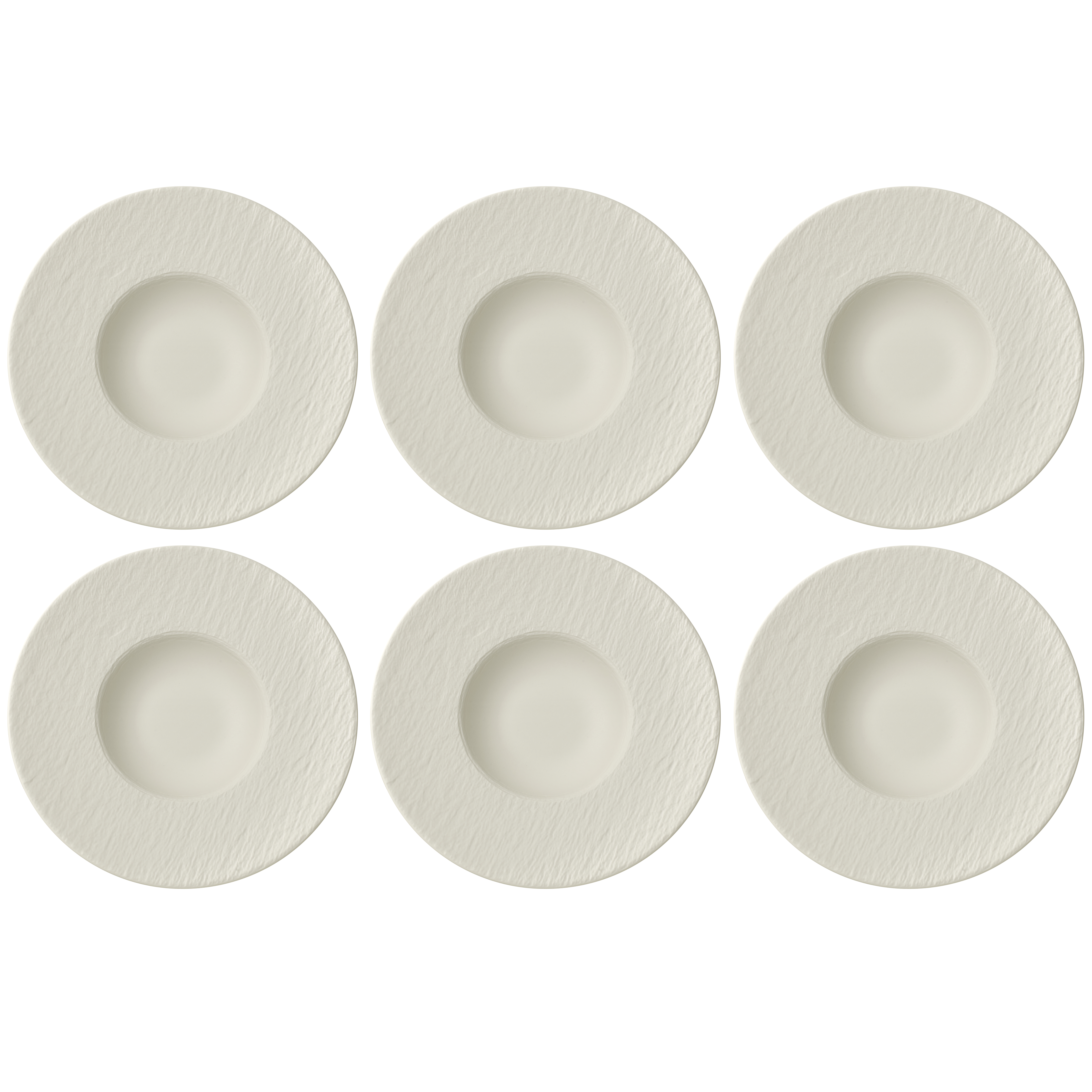 villeroy boch manufacture rock pastabord 29cm wit 6 stuks