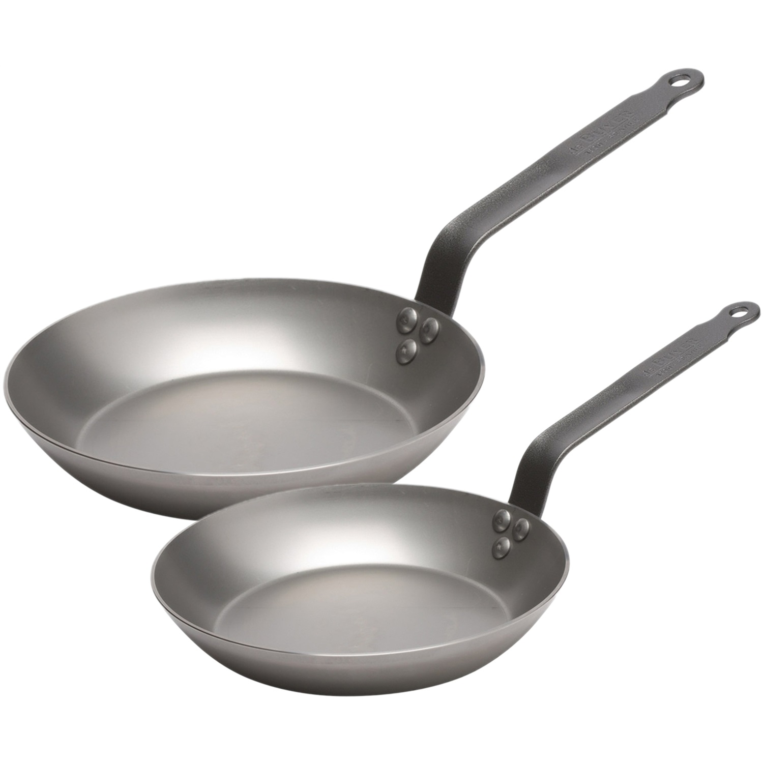 de buyer carbone plus lyonnaise koekenpannenset 2428cm