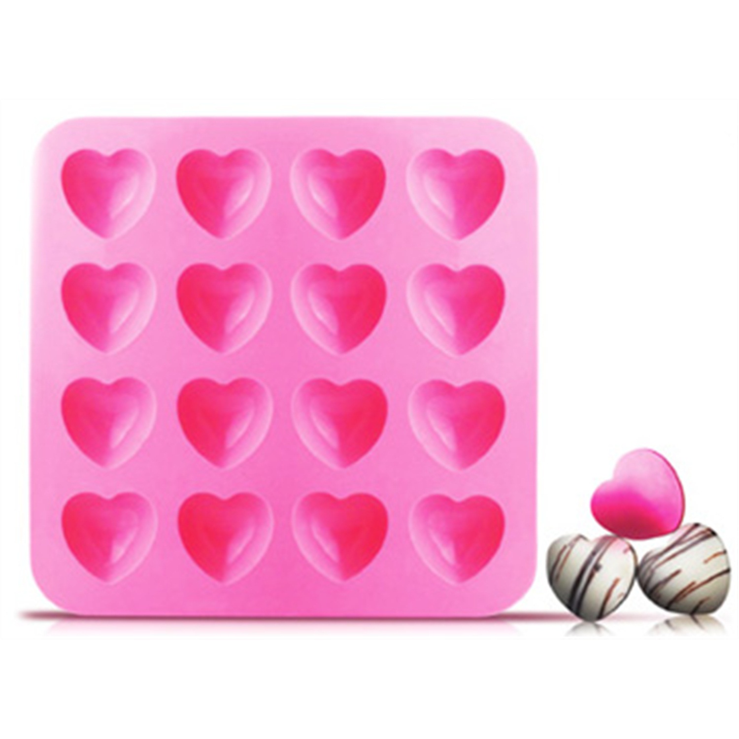 siliconezone chocoladevorm 16 hartjes