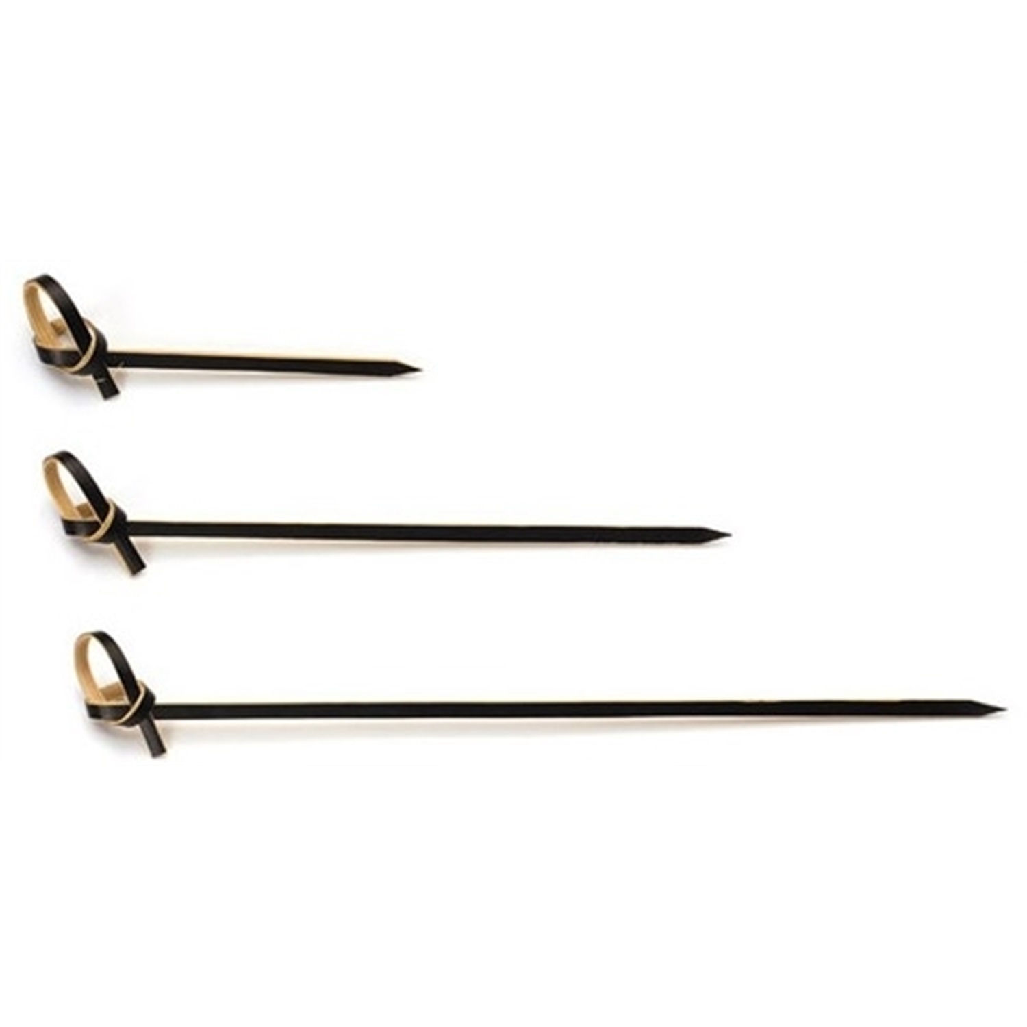 depa-cocktailprikkers-knoop-200-stuks-zwart-15cm