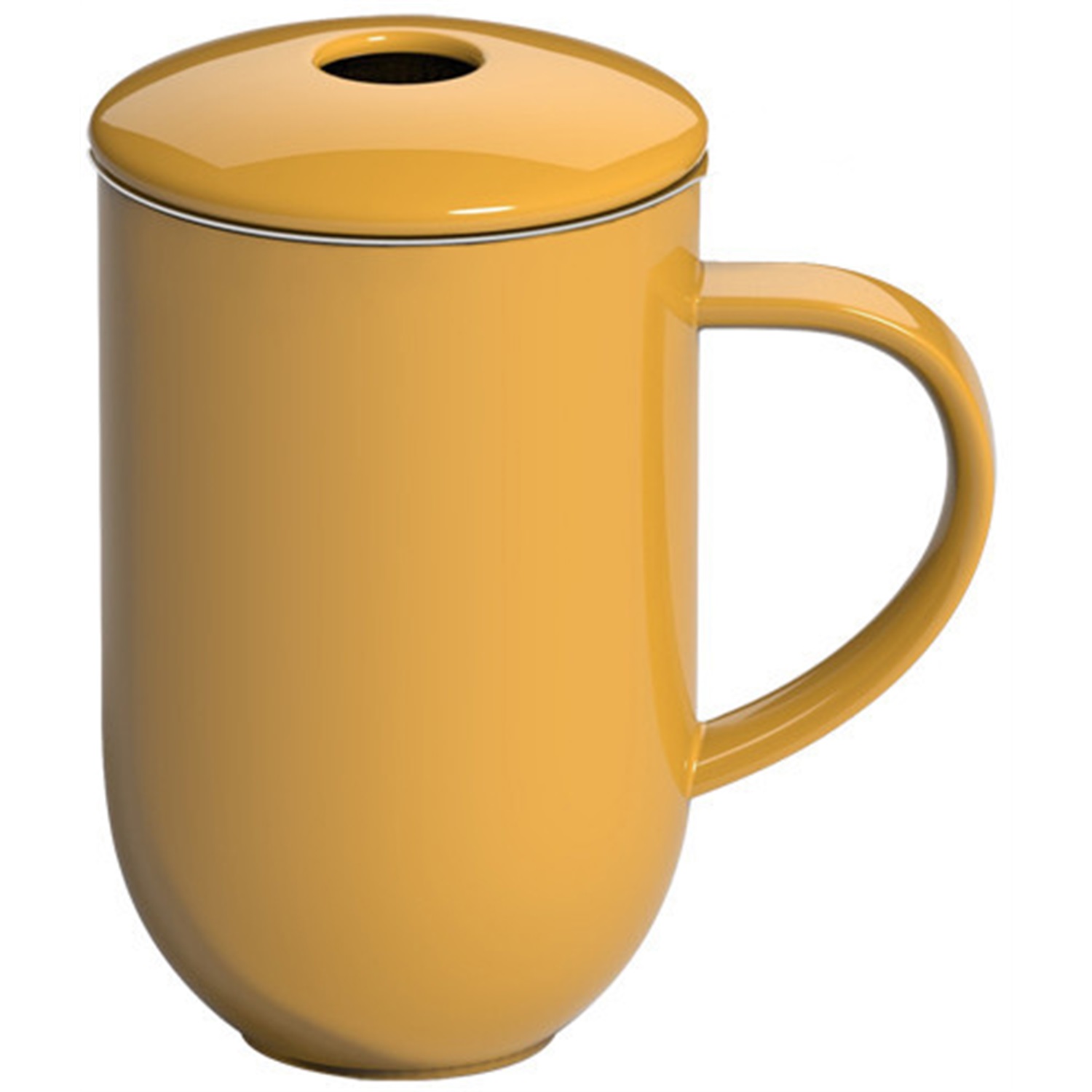 loveramics pro tea mok met infuser 045l geel