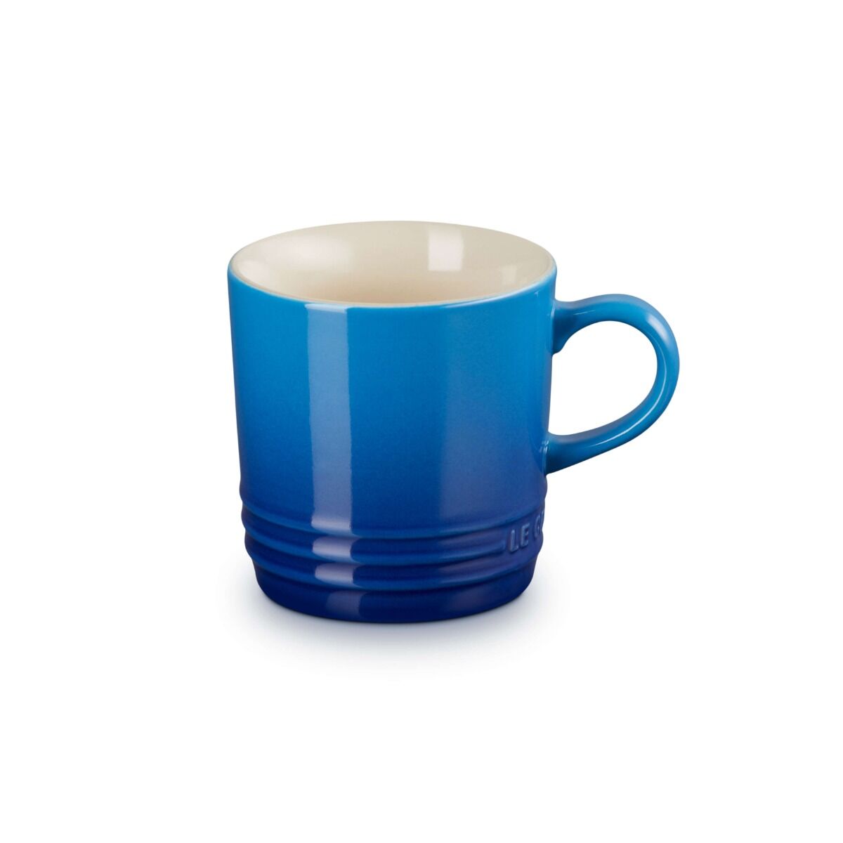 le creuset koffiemok 02l azure