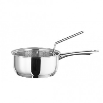 inoxibar ecco cristal steelpan met friteusemand 18cm