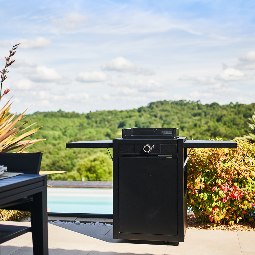 forge-adour-modern-trolley-voor-plancha-ch-maf-45-zwart