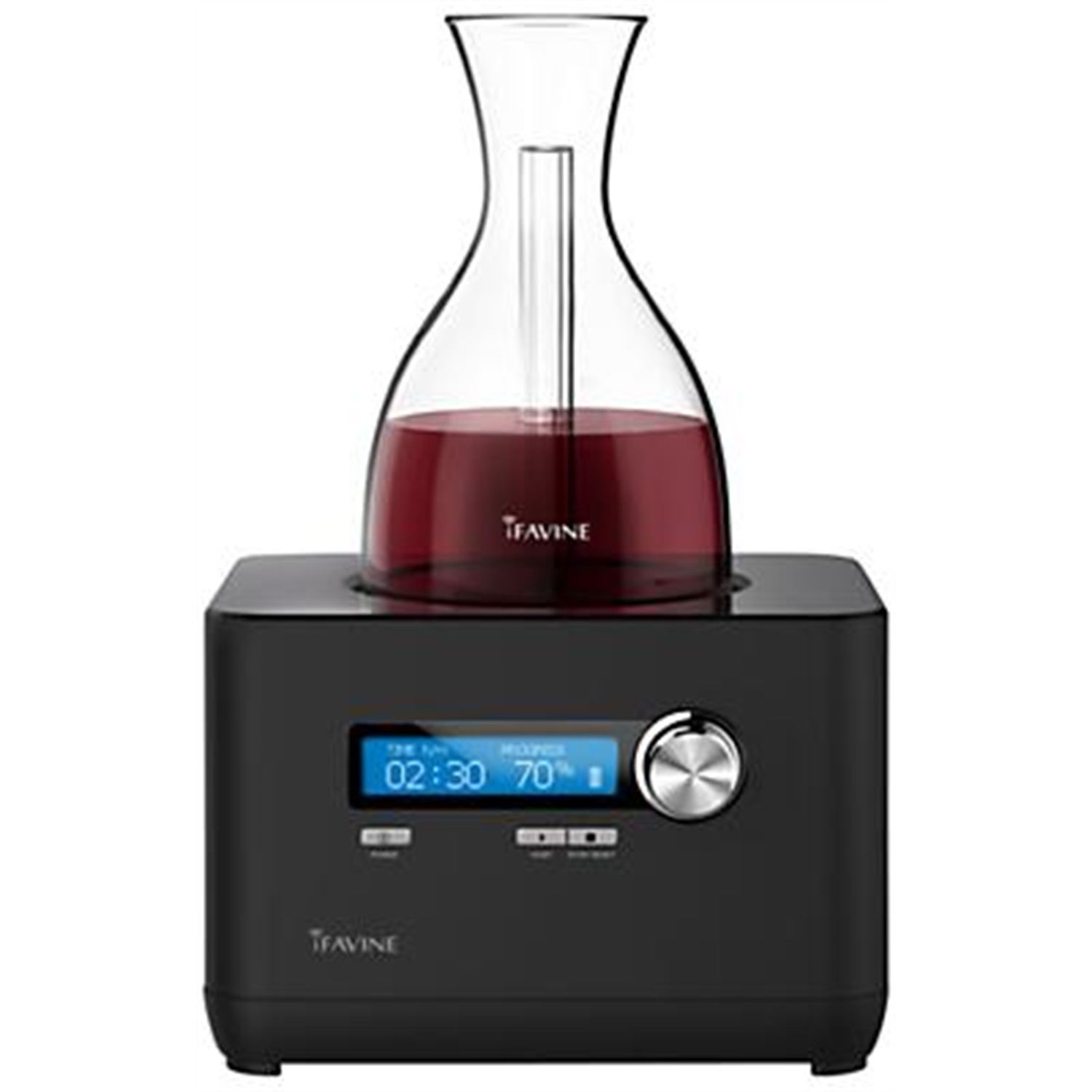 ifavine isommelier smart decanteerder 075l zwart