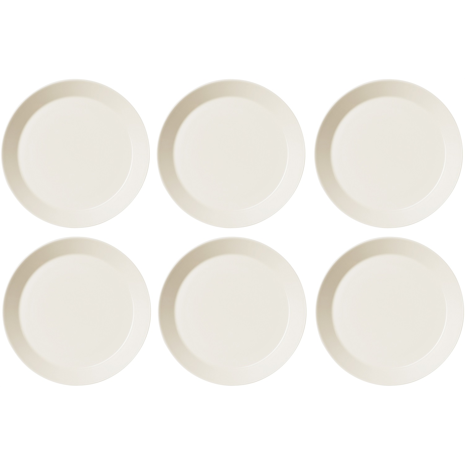 iittala teema ontbijtborden 21cm wit 6 stuks