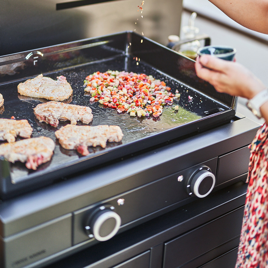 forge-adour-modern-trolley-voor-plancha-ch-maf-60-zwart