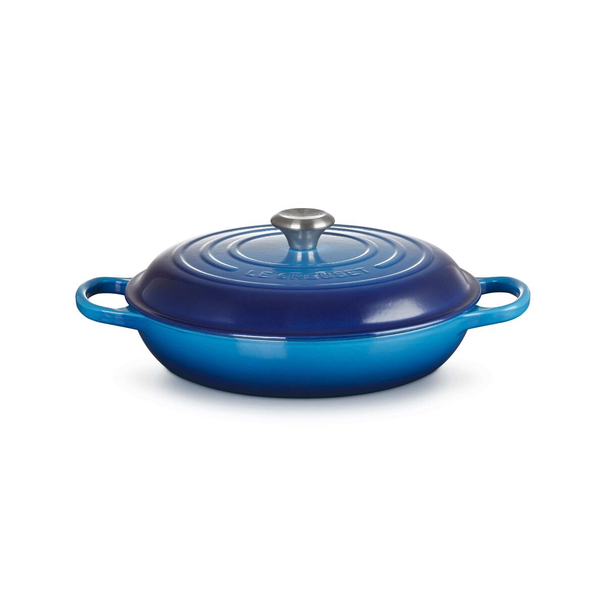 le-creuset-signature-campagnard-braadpan-30cm-azure