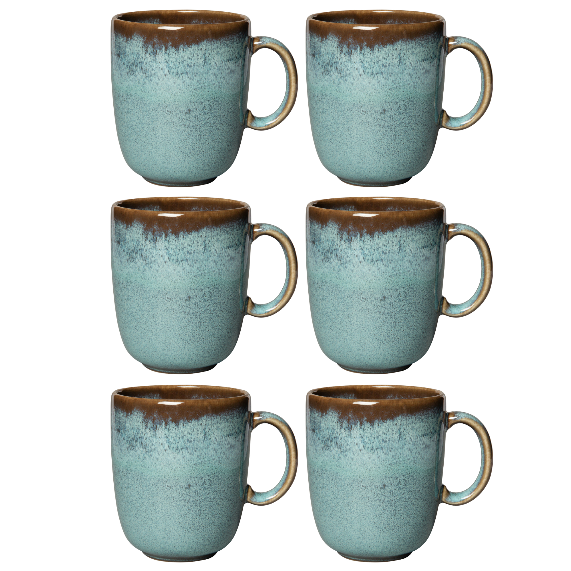 villeroy boch lave beker met oor 04l glace 6 stuks