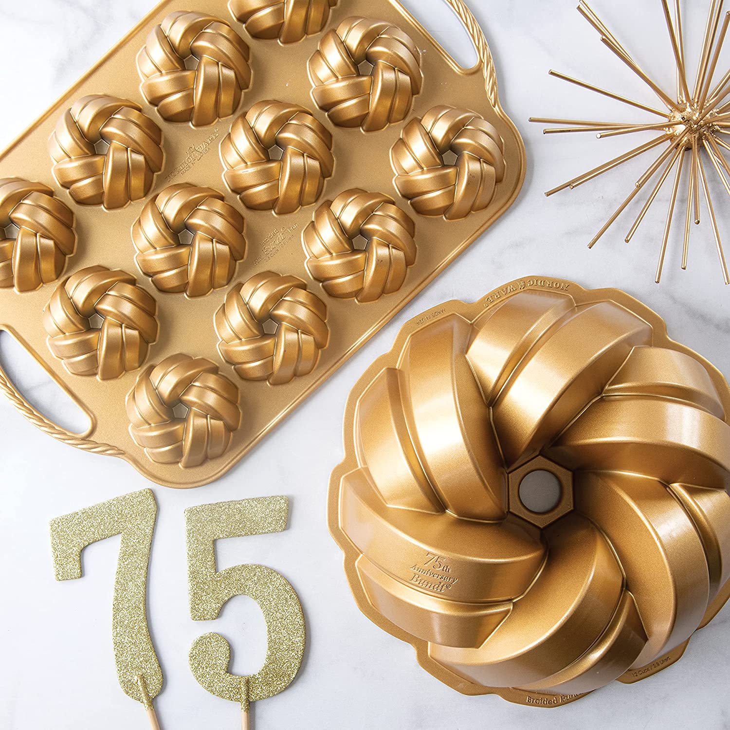 nordic-ware-braided-bundt-mini-tulbandvorm-12-vaks-goud