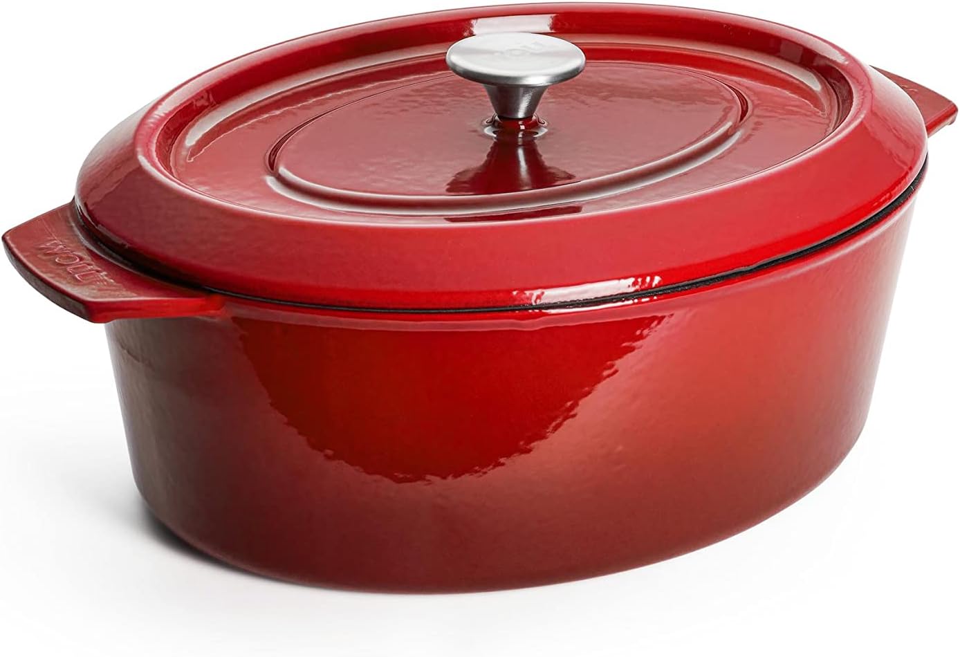 woll iron braadpan ovaal 34x26cm chili red