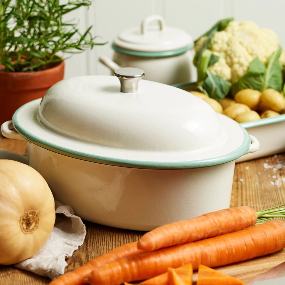 kockums-jernverk-braadpan-ovaal,-30cm-crème