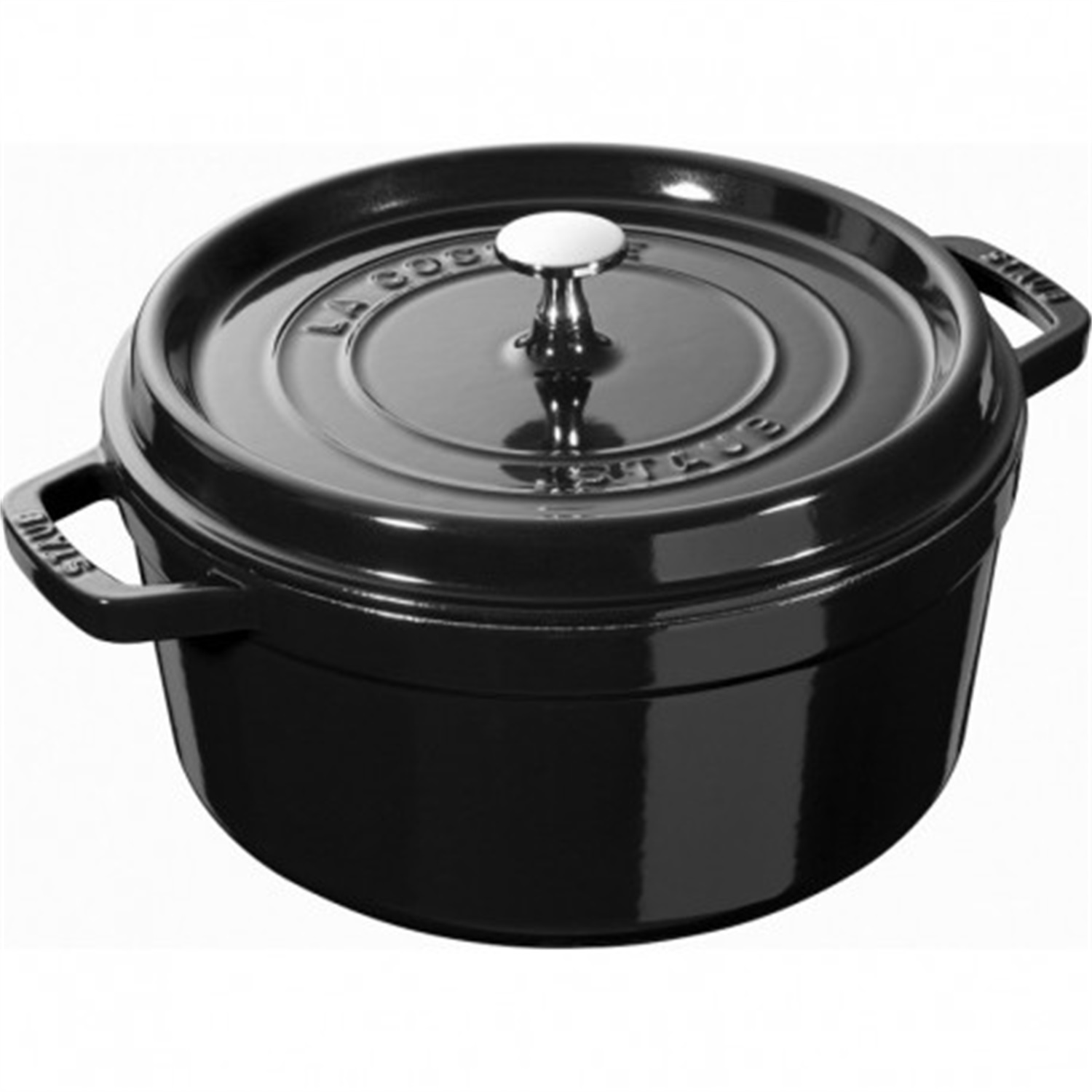 staub-braadpan-24cm-shiny-black