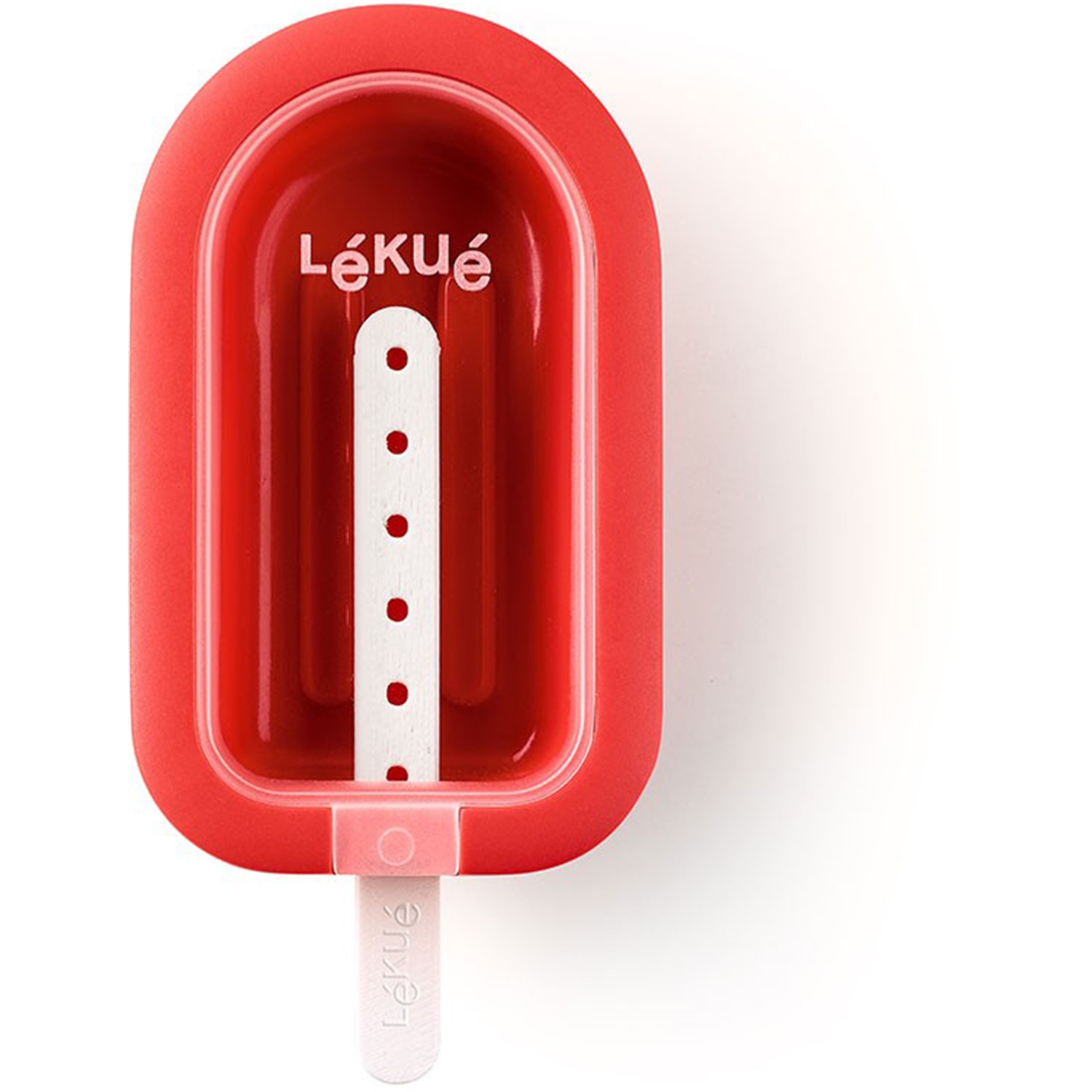 lekue stackable popsicle ijsvorm rood