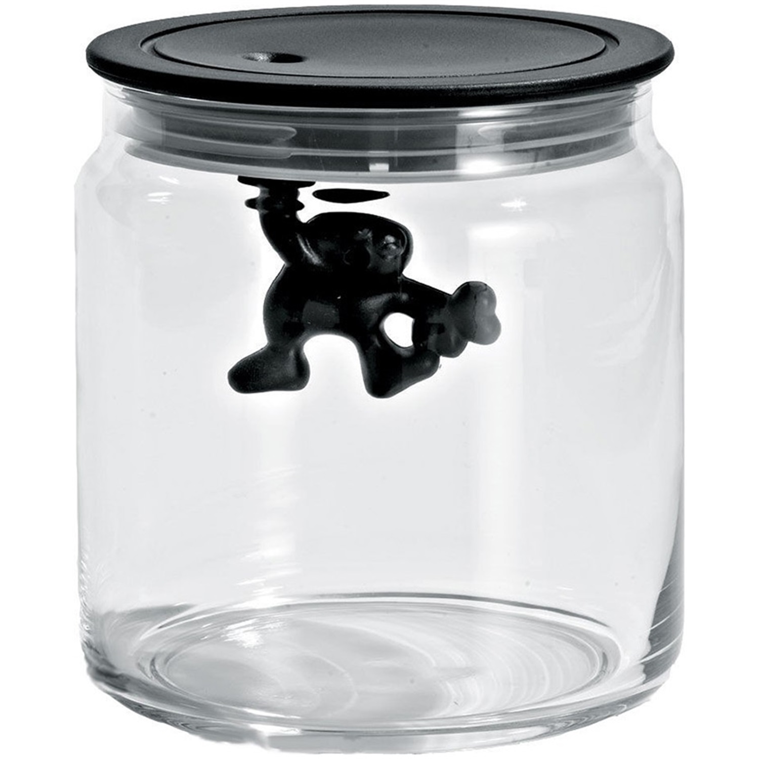 alessi gianni little man holding tight voorraadpot amdr04 b 07l zwart