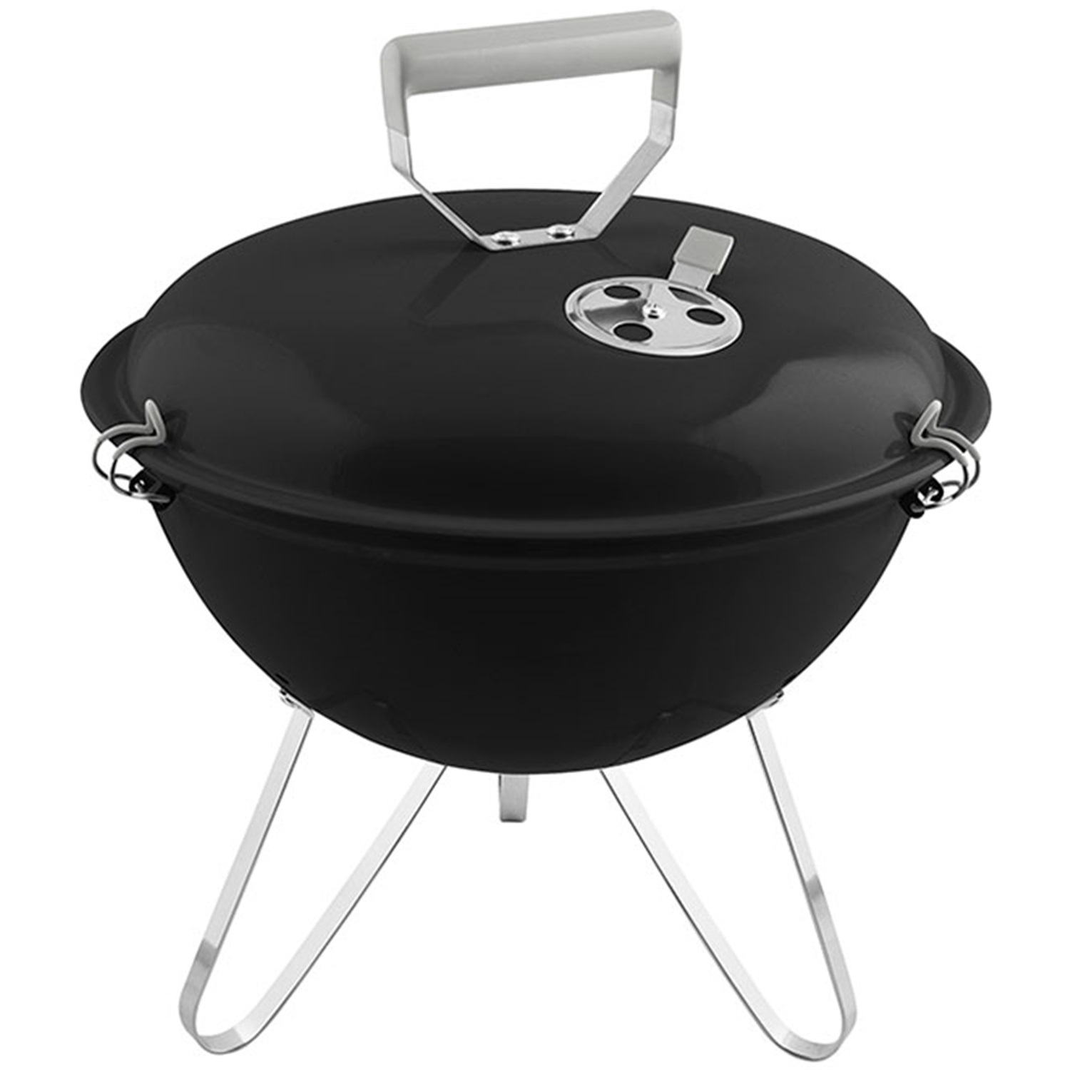 dangrill picnic houtskoolbarbecue 37cm zwart