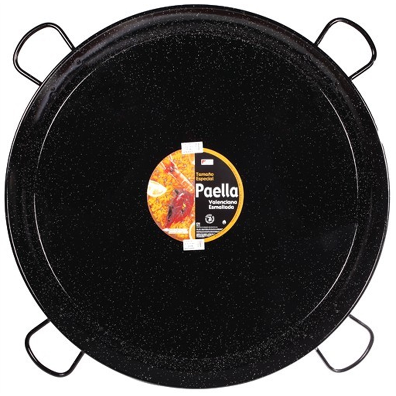 kookpunt vaello paellapan laag 90cm zwart