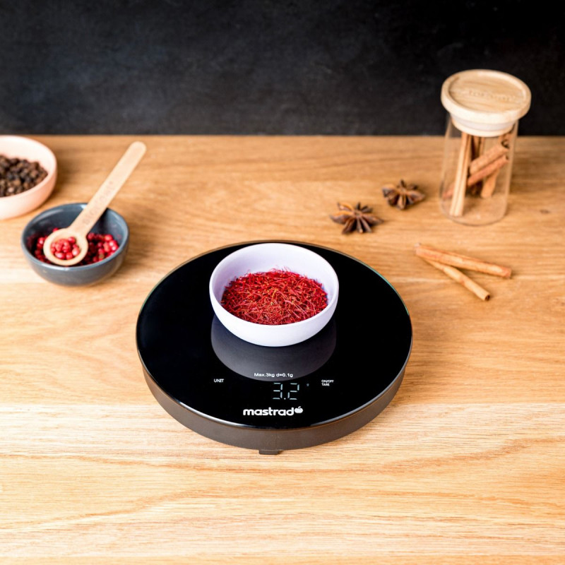 mastrad-precision-weegschaal-zwart