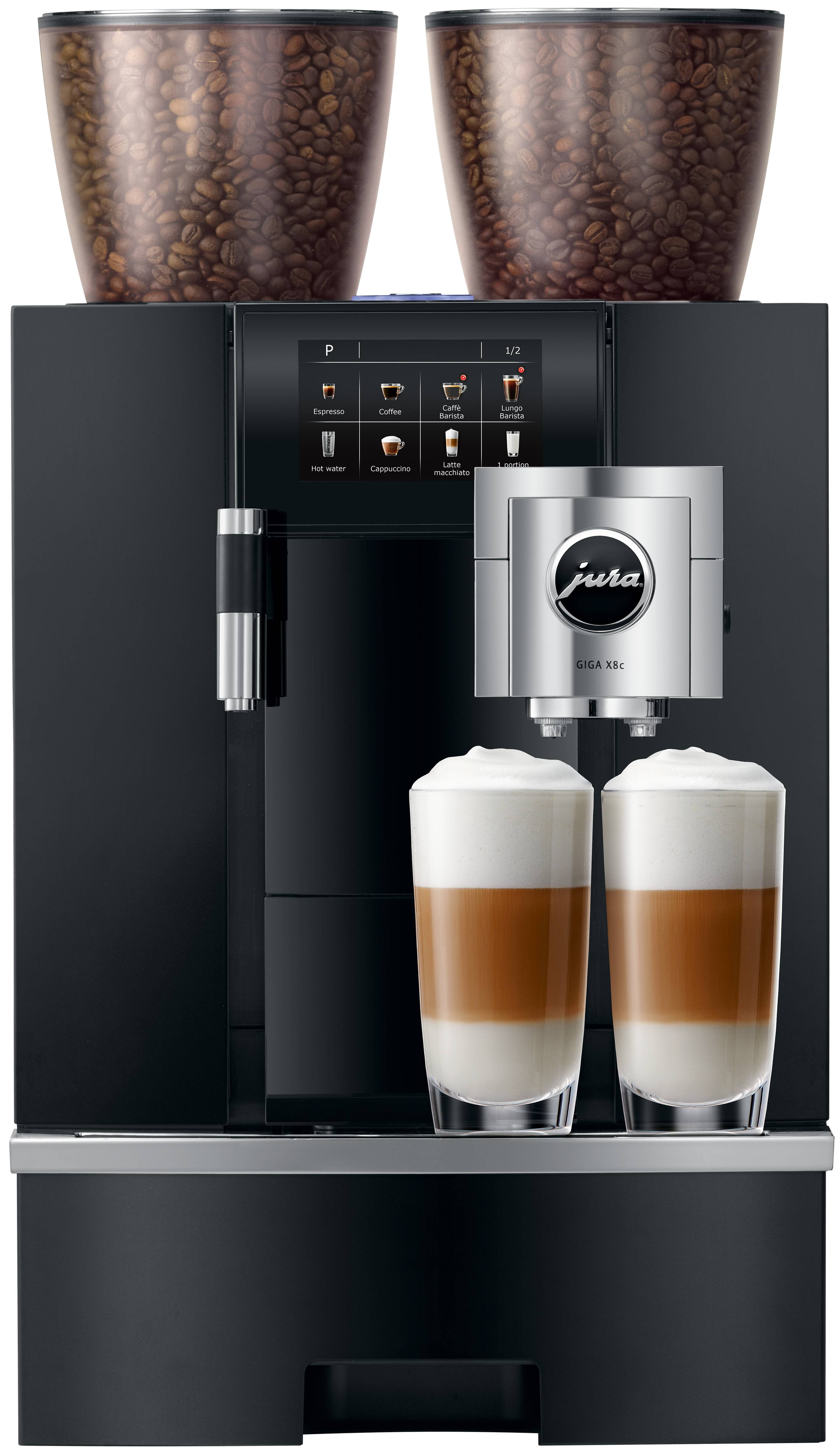 jura espressomachine professional giga x8c aluminium zwart
