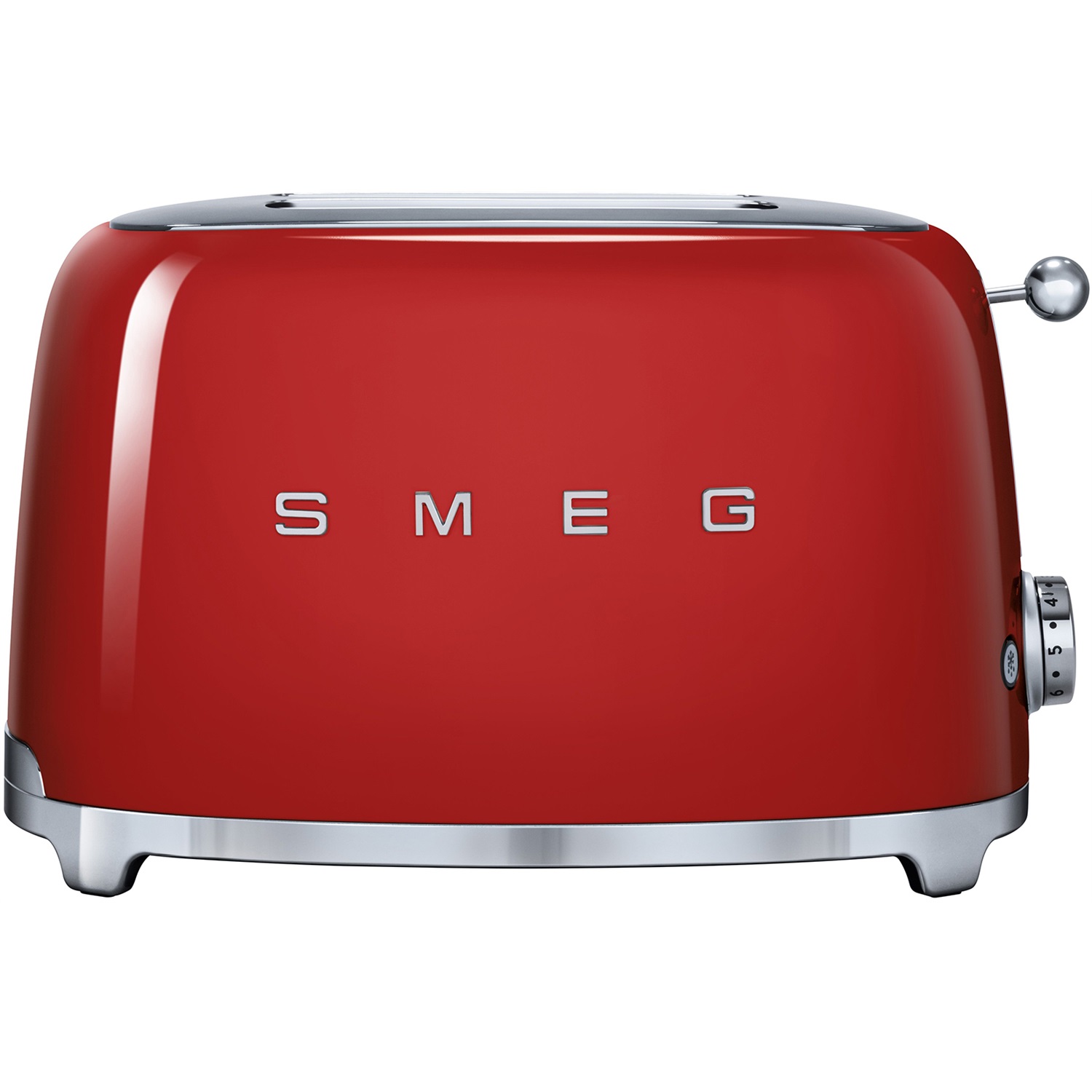 smeg broodrooster 2x2 tsf01rdeu rood
