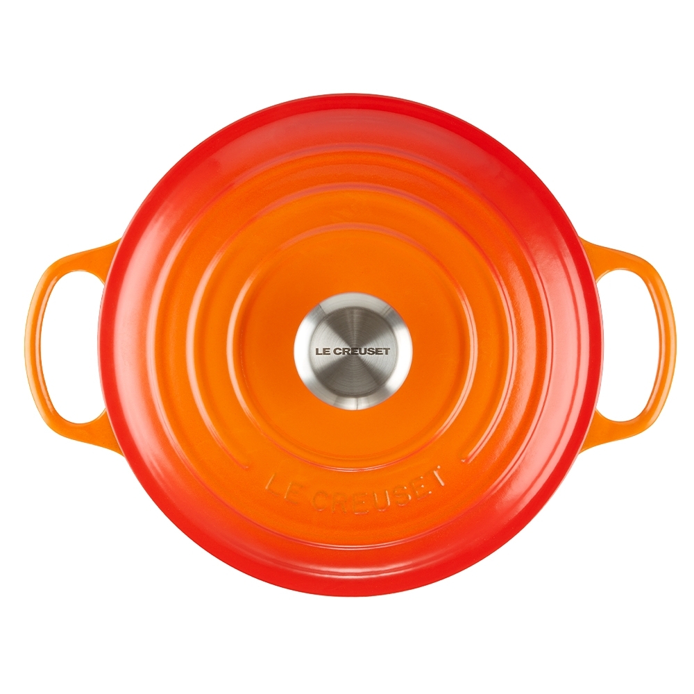 le-creuset-signature-braadpan-laag-24cm-oranjerood