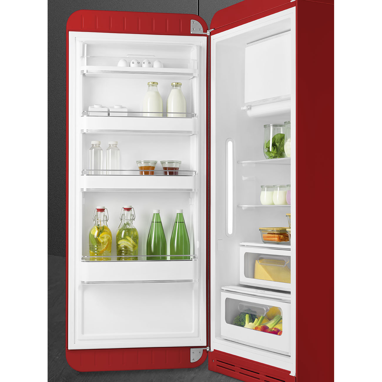 smeg-jaren-50-koelkast-met-vriesvak-fab28lrd5-rood-linksdraaiend