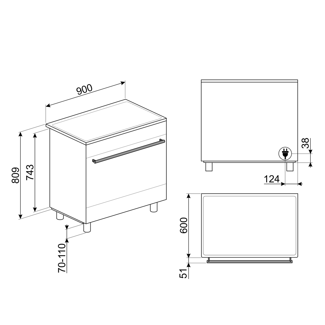 smeg-classici-sinfonia-inductiefornuis-c9imx2-90cm-rvs