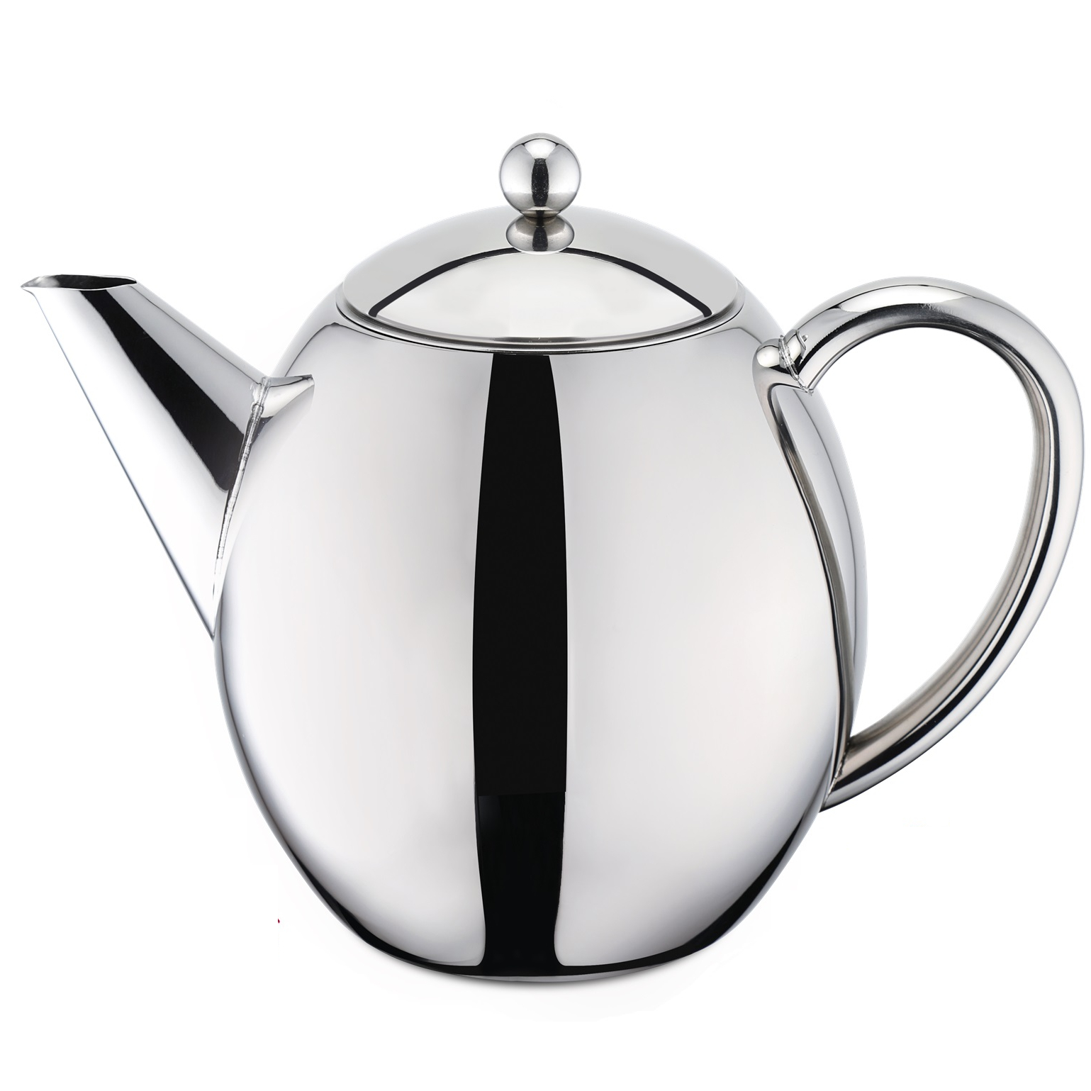 cookspoint weis theepot dubbelwandig met theefilter 12l rvs