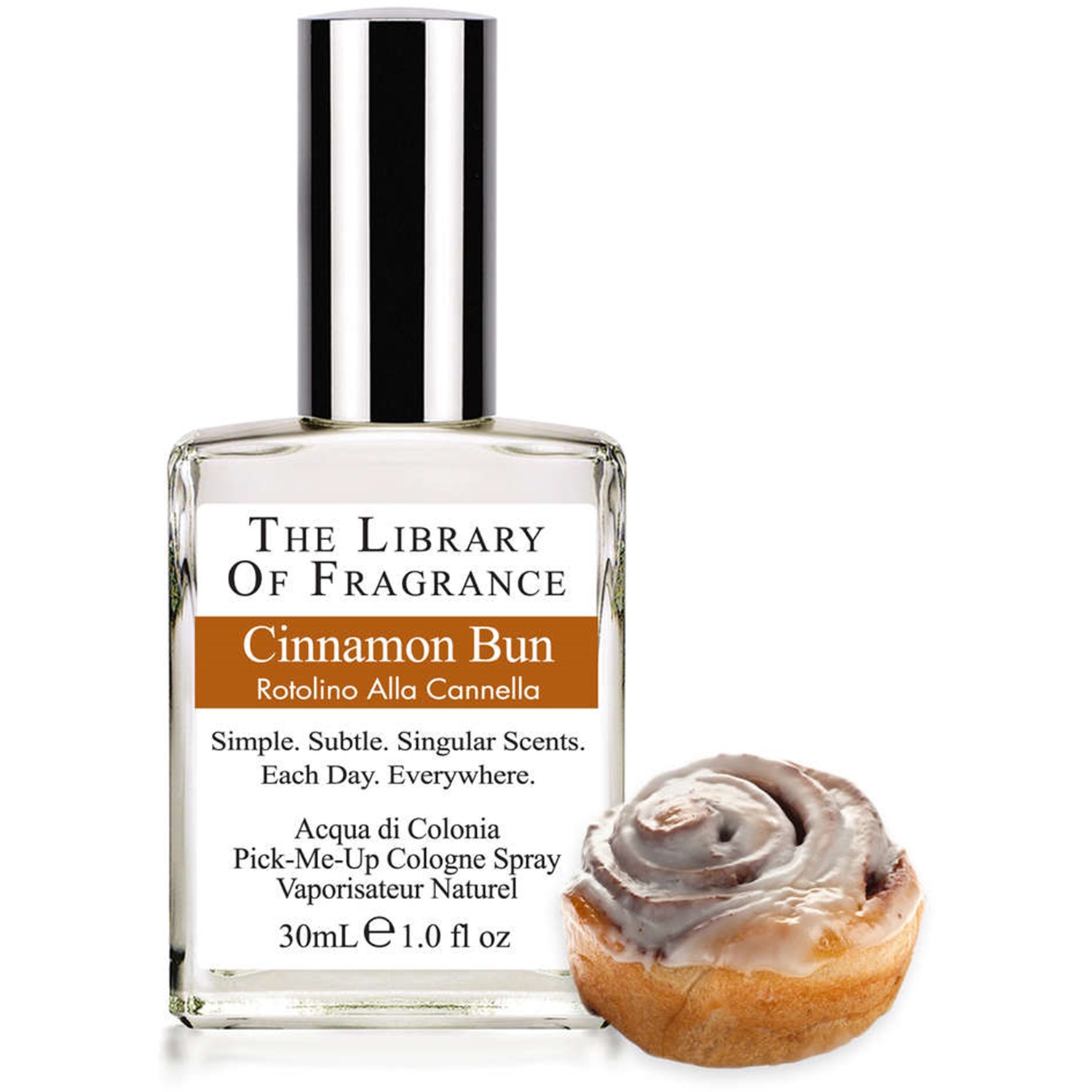 library fragrance cologne spray 30ml cinnamon bun