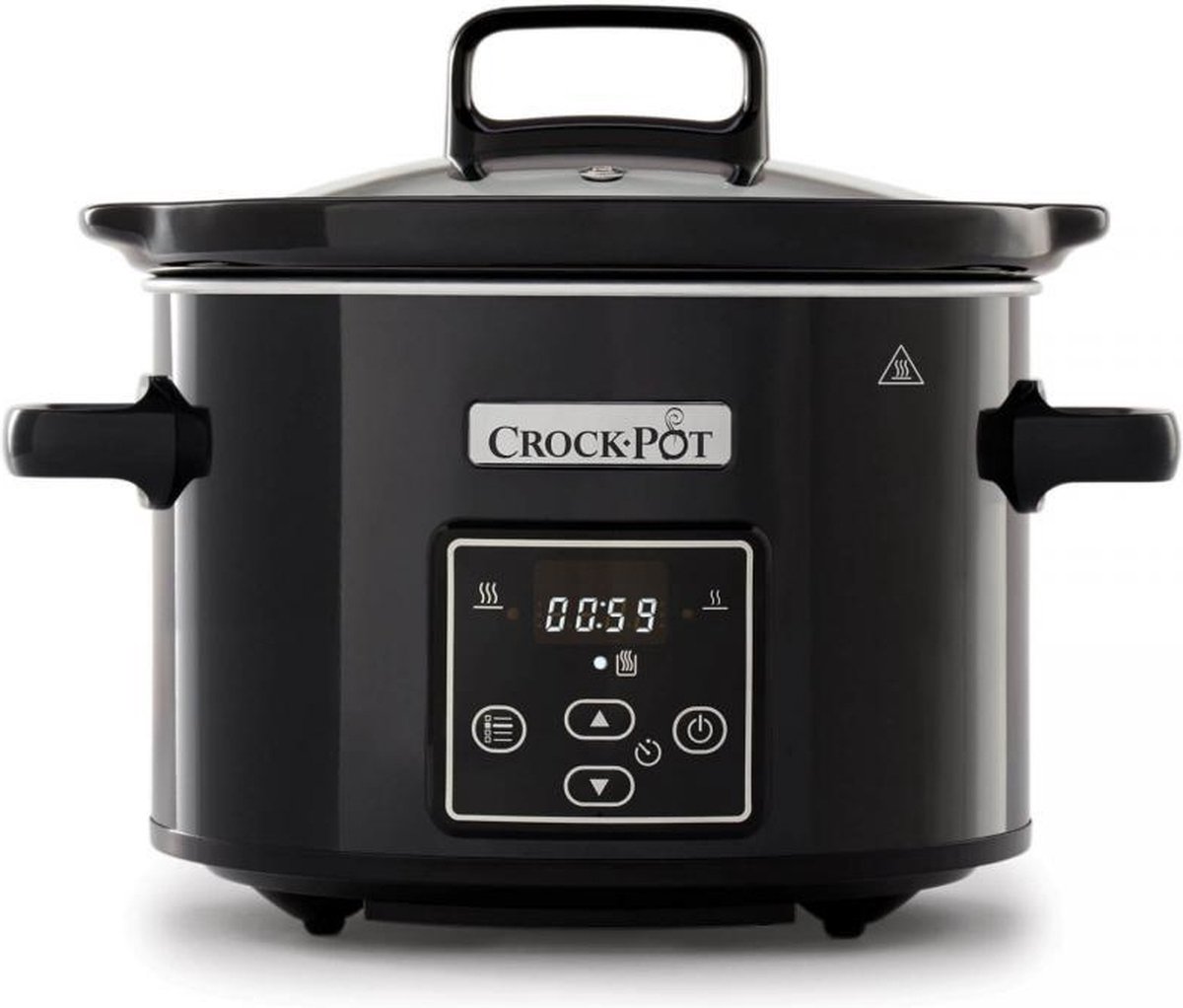 crock pot digital slowcooker 24 liter zwart