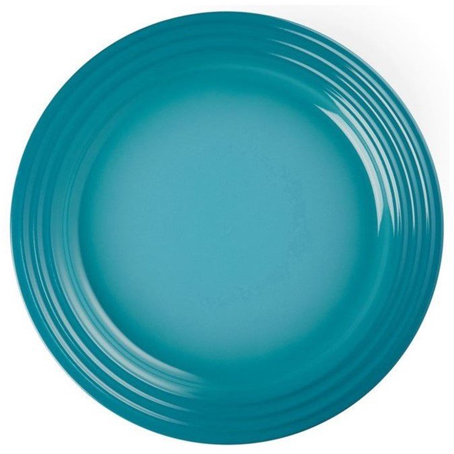 le creuset stoneware dinerbord 27cm caribbean blue