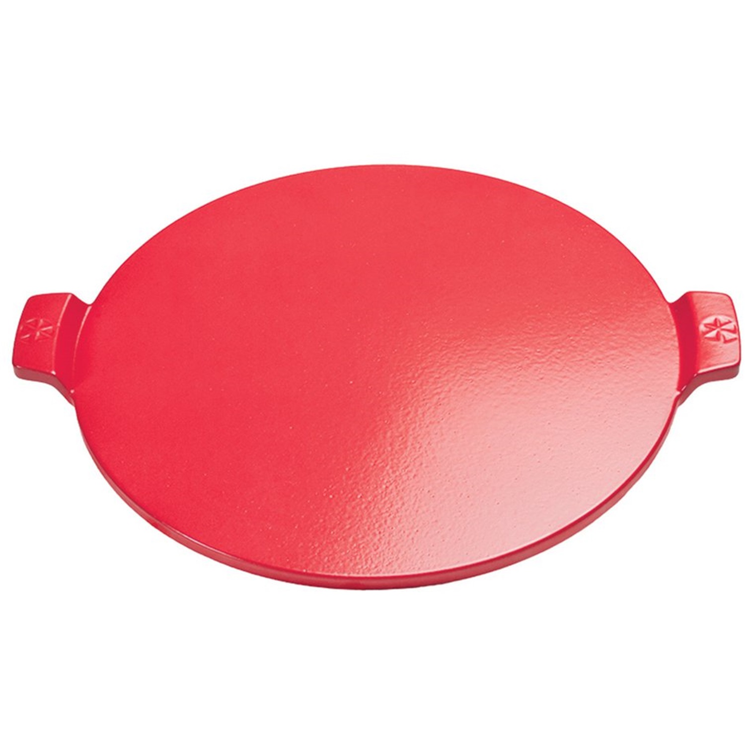 pizzacraft-glazed-pizzasteen-met-handvatten-pc0109-37cm-rood