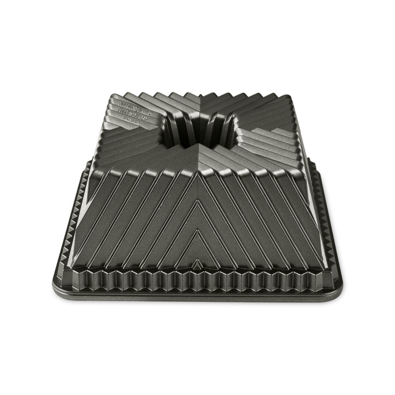 nordic ware squared tulbandvorm 22x22cm graphite