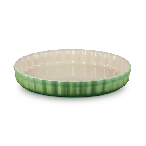le creuset tartelette en quichevorm 28cm bamboo green