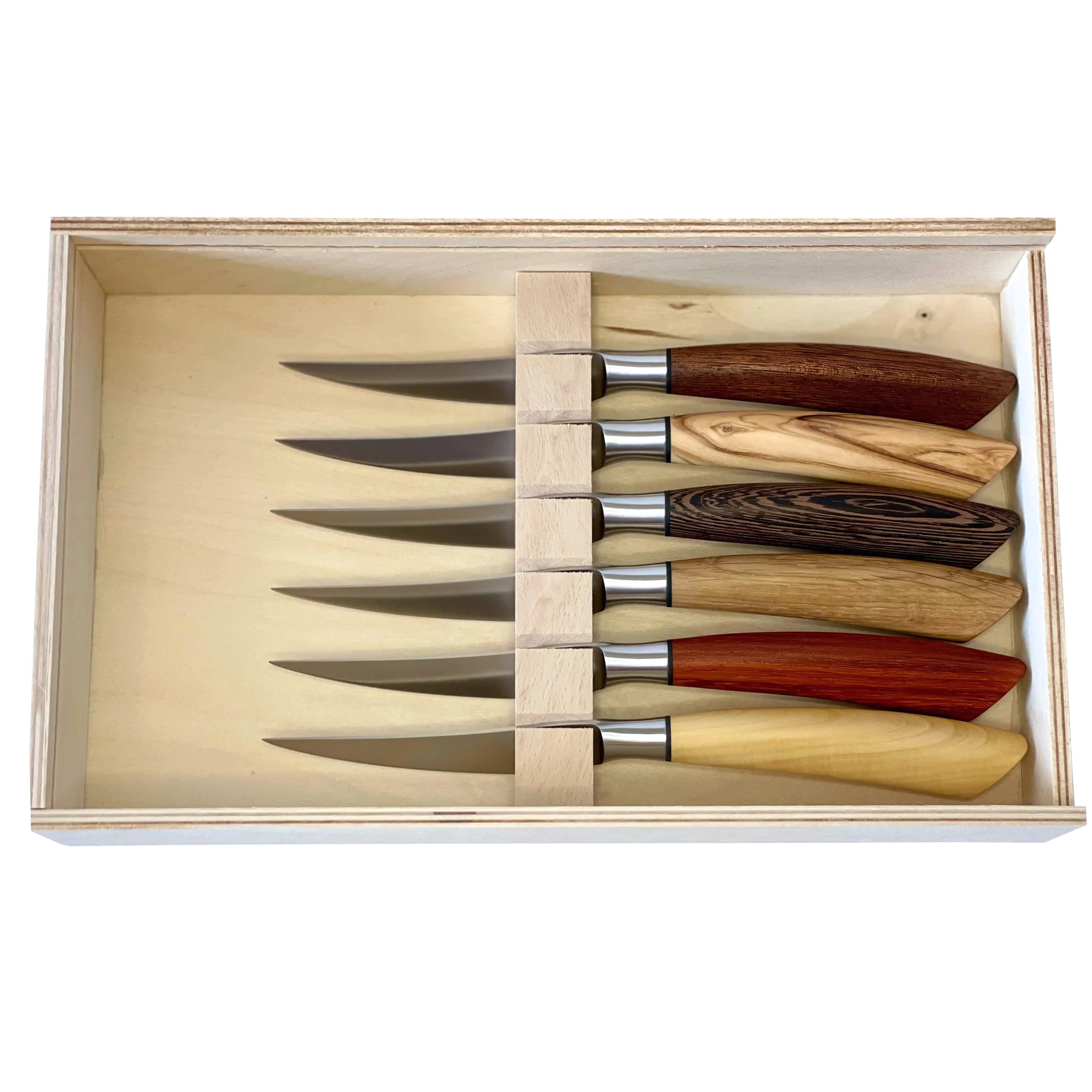 saladini-steakmessenset-6-delig-23cm-verschillende-houtsoorten